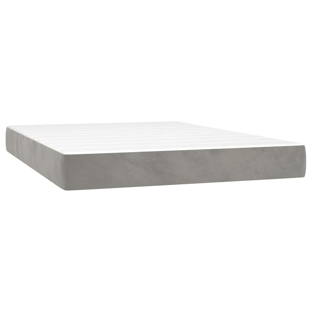 Pocket Spring Bed Mattress Medium Light Grey 137x190x20 cm Full