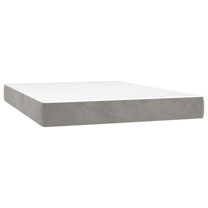 Pocket Spring Bed Mattress Medium Light Grey 137x190x20 cm Full