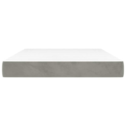 Pocket Spring Bed Mattress Medium Light Grey 137x190x20 cm Full