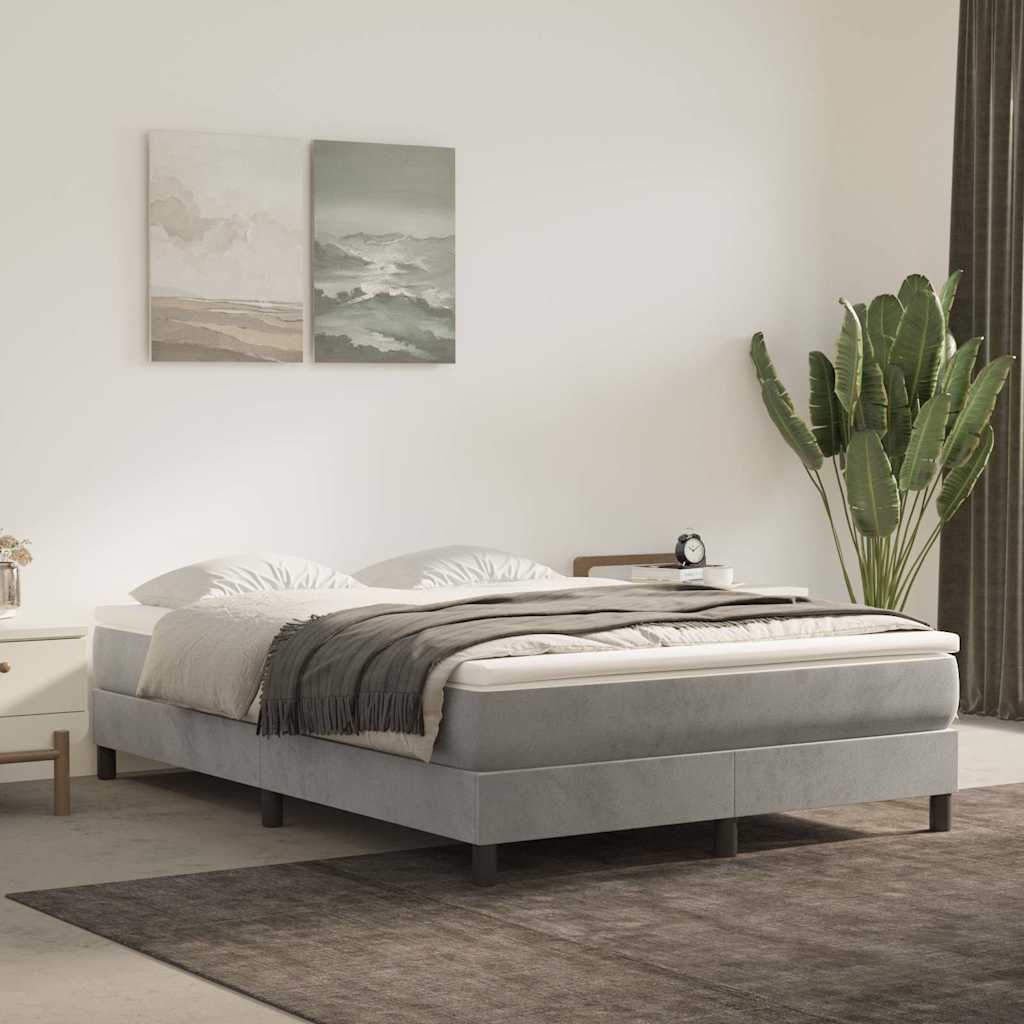 Pocket Spring Bed Mattress Medium Light Grey 137x190x20 cm Full