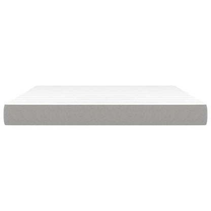 Pocket Spring Bed Mattress Medium Light Grey 152x203x20cm Queen