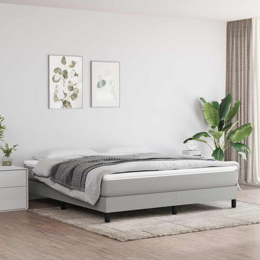 Pocket Spring Bed Mattress Medium Light Grey 152x203x20cm Queen