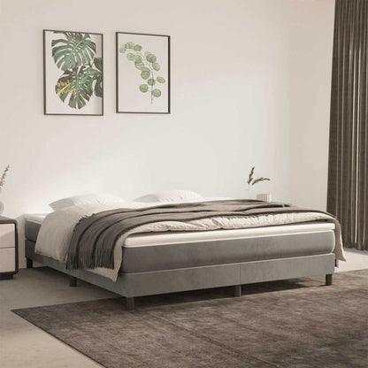 Pocket Spring Bed Mattress Medium Light Grey 152x203x20cm Queen