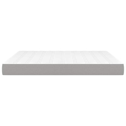 Pocket Spring Bed Mattress Medium Light Grey 193x203x20 cm King
