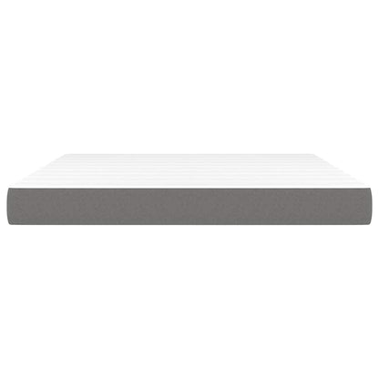Pocket Spring Bed Mattress Medium Dark Grey 183x213x20 cm