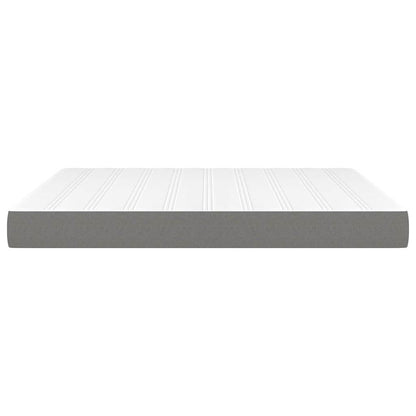 Pocket Spring Bed Mattress Medium Dark Grey 183x213x20 cm