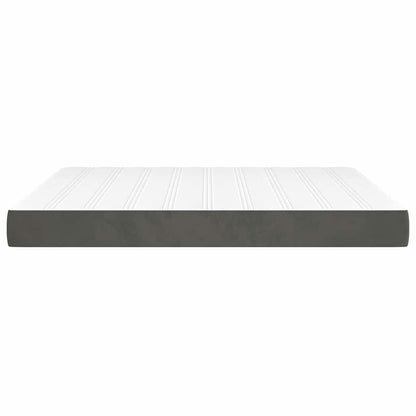 Pocket Spring Bed Mattress Medium Dark Grey 183x213x20 cm