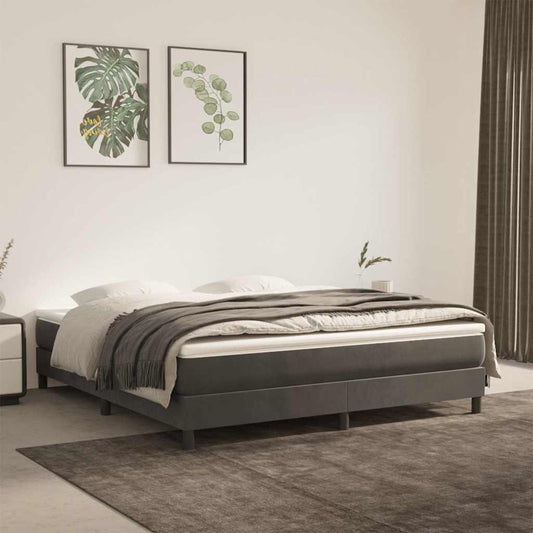 Pocket Spring Bed Mattress Medium Dark Grey 183x213x20 cm