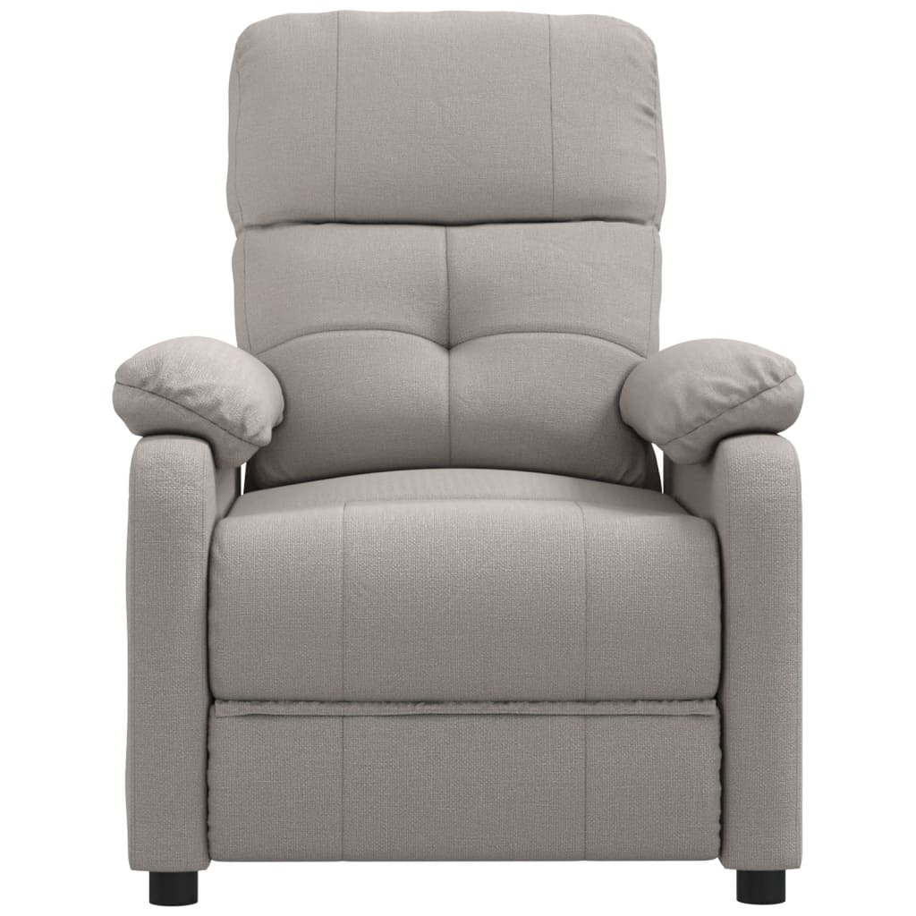 Massage Chair Taupe Fabric