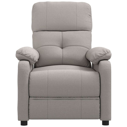 Massage Chair Taupe Fabric