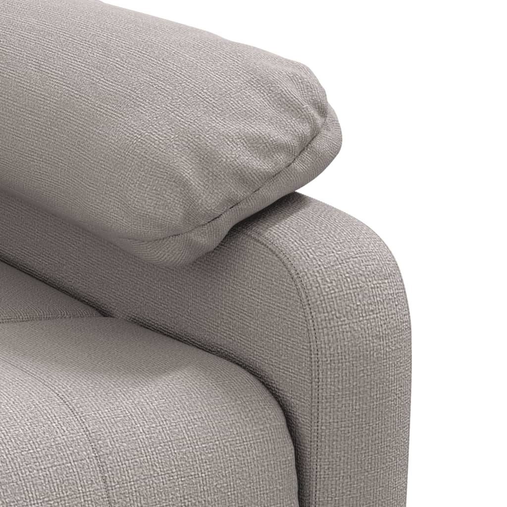 Massage Chair Taupe Fabric