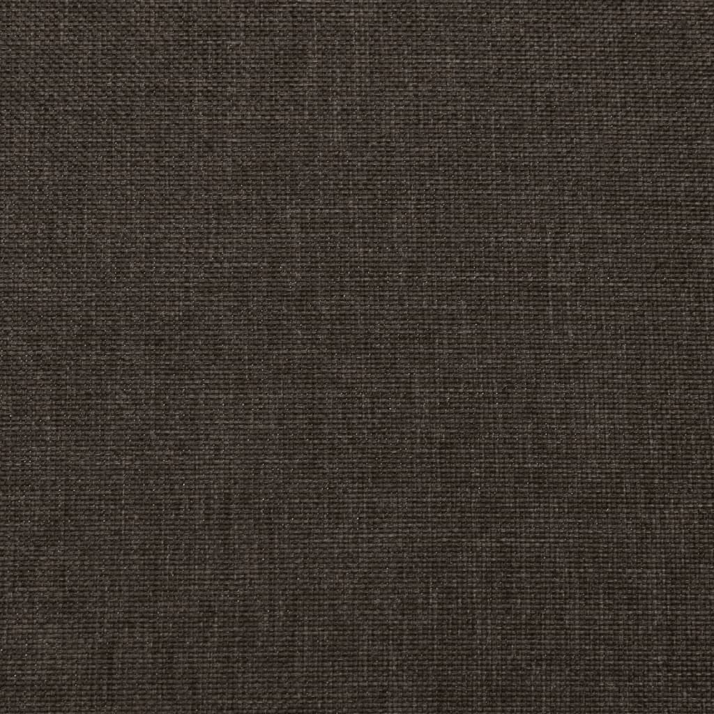 Massage Chair Dark Brown Fabric