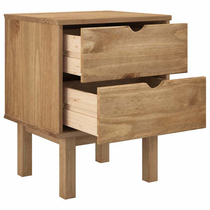 Bedside Cabinet "OTTA" 45x39x57 cm Solid Wood Pine