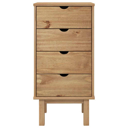 Drawer Cabinet"OTTA" 45x39x90cm Solid Wood Pine