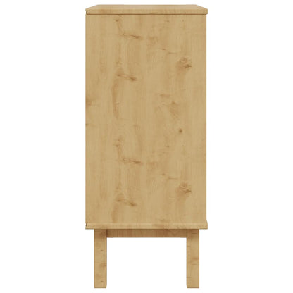 Drawer Cabinet OTTA Brown&Grey 76.5x39.5x90cm Solid Wood Pine