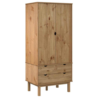 Wardrobe "OTTA" 76,5x53x172 cm Solid Wood Pine