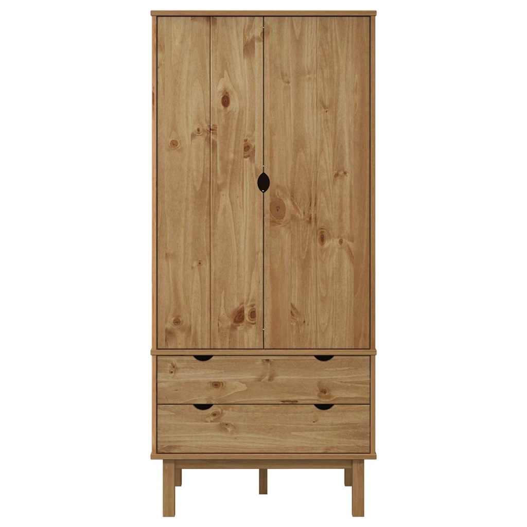 Wardrobe "OTTA" 76,5x53x172 cm Solid Wood Pine