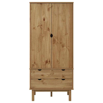 Wardrobe "OTTA" 76,5x53x172 cm Solid Wood Pine