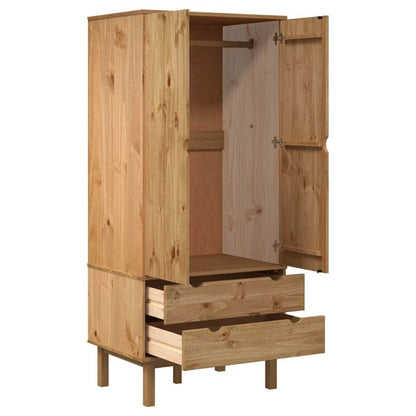 Wardrobe "OTTA" 76,5x53x172 cm Solid Wood Pine