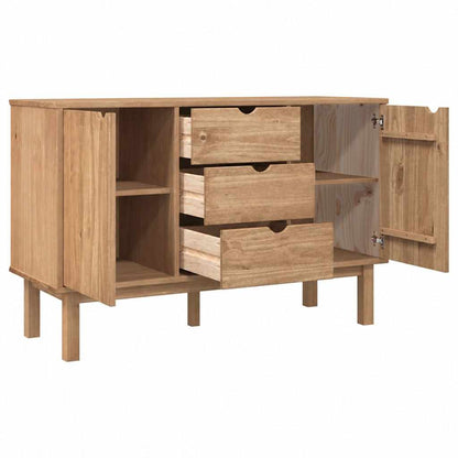 Sideboard "OTTA" 113,5x43x73 cm Solid Wood Pine
