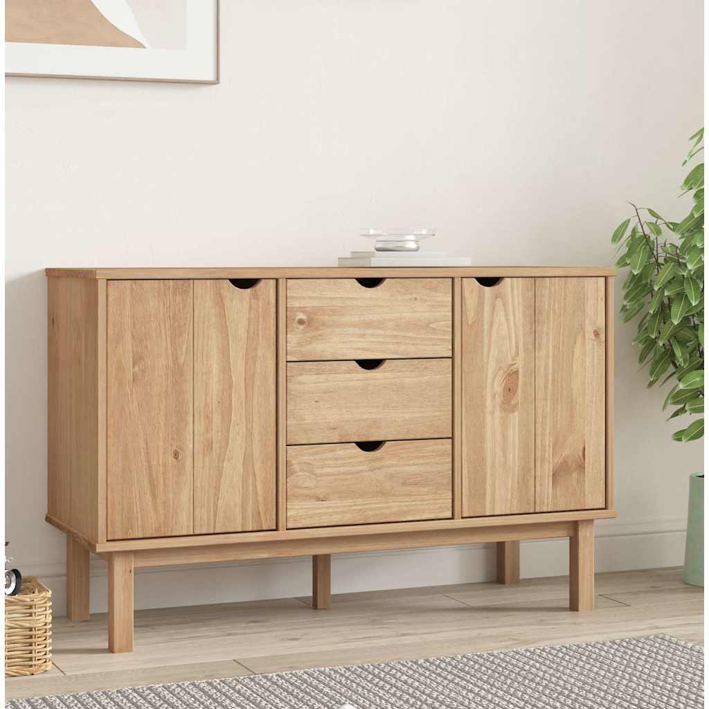Sideboard "OTTA" 113,5x43x73 cm Solid Wood Pine
