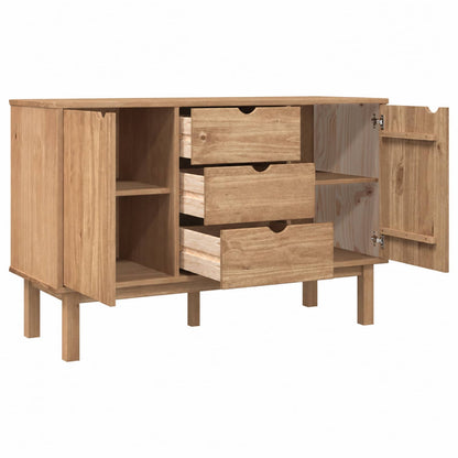 Sideboard "OTTA" 113,5x43x73 cm Solid Wood Pine