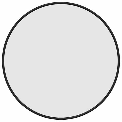 Wall Mirror Black Ø 40 cm Round