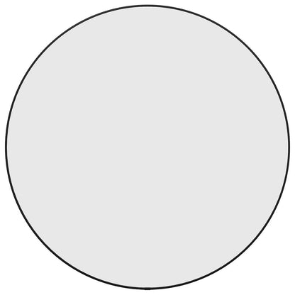 Wall Mirror Black Ø 60 cm Round