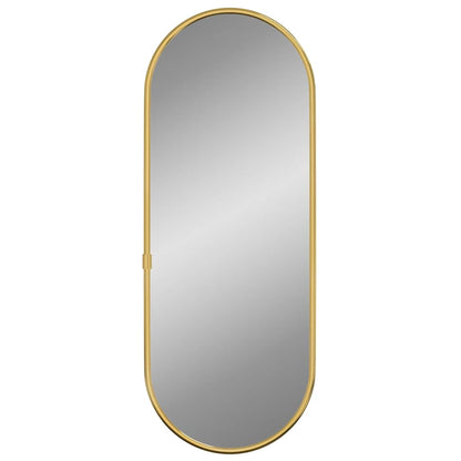 Wall Mirror Gold 40x15 cm Oval