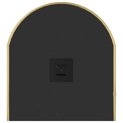 Wall Mirror Gold 70x30 cm Oval