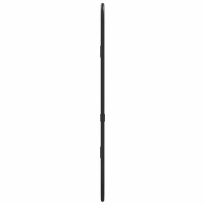 Wall Mirror Black 40x15 cm Oval