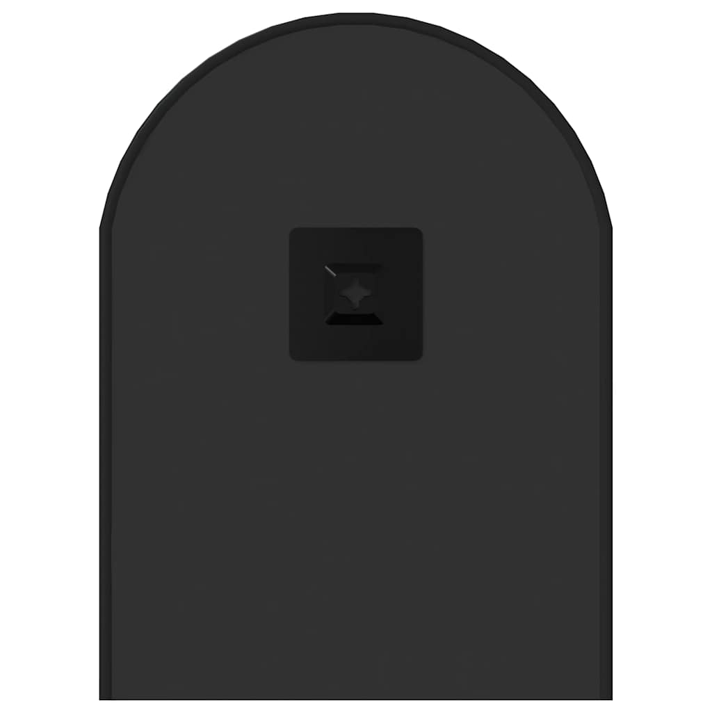 Wall Mirror Black 60x25 cm Oval