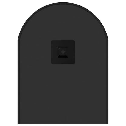 Wall Mirror Black 60x25 cm Oval