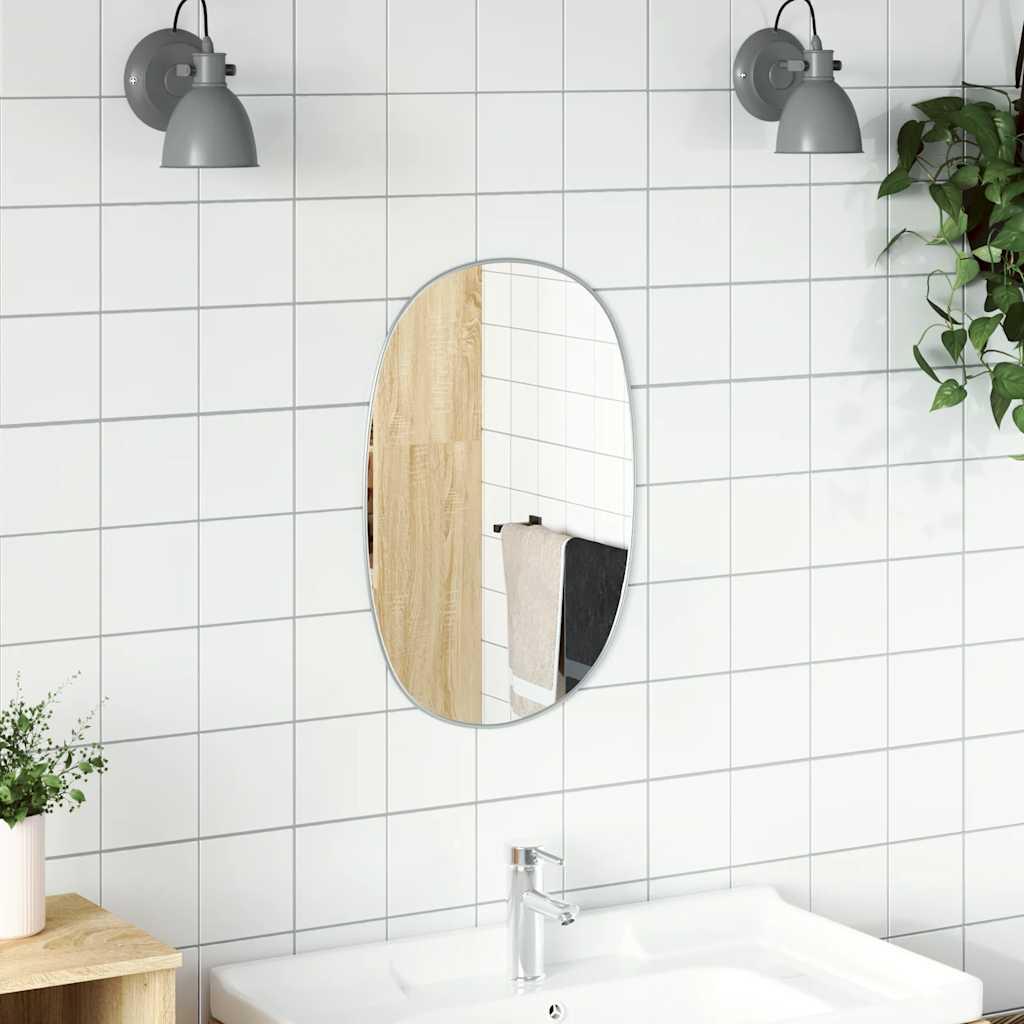Wall Mirror Silver 60x40 cm