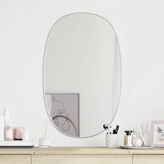 Wall Mirror Silver 70x45 cm