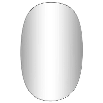 Wall Mirror Silver 80x50 cm