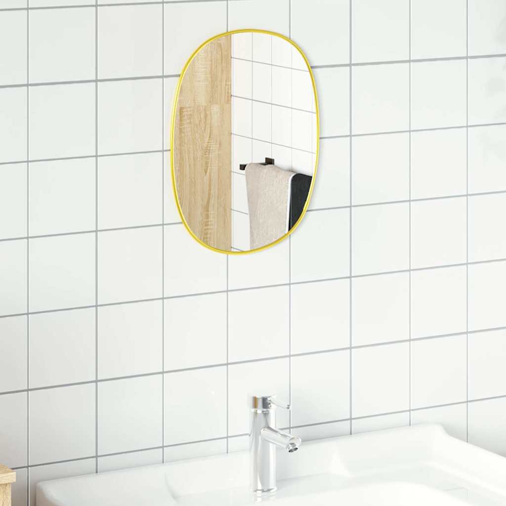 Wall Mirror Gold 30x25 cm