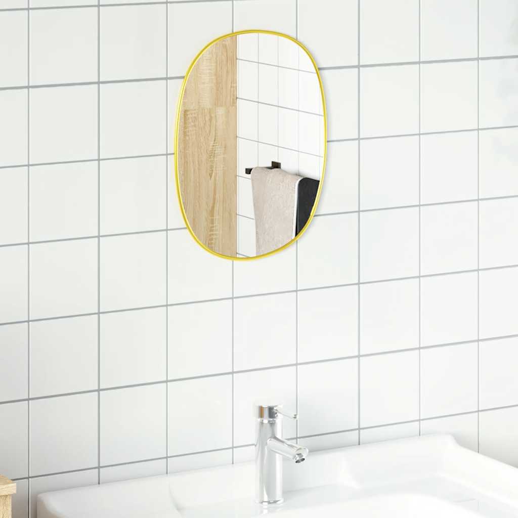 Wall Mirror Gold 40x30 cm