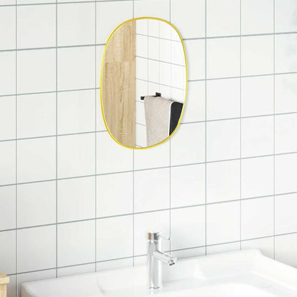 Wall Mirror Gold 40x30 cm