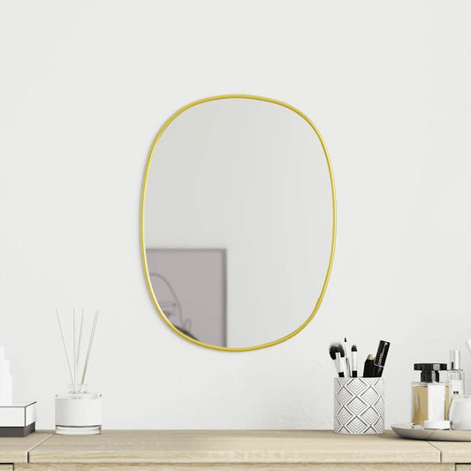 Wall Mirror Gold 40x30 cm