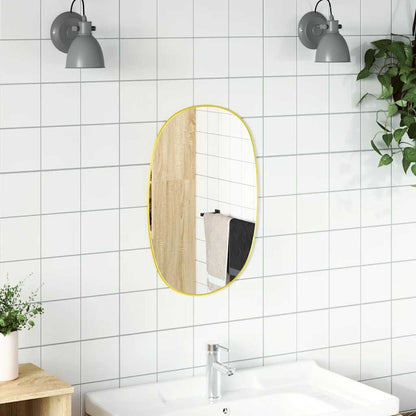 Wall Mirror Gold 50x35 cm