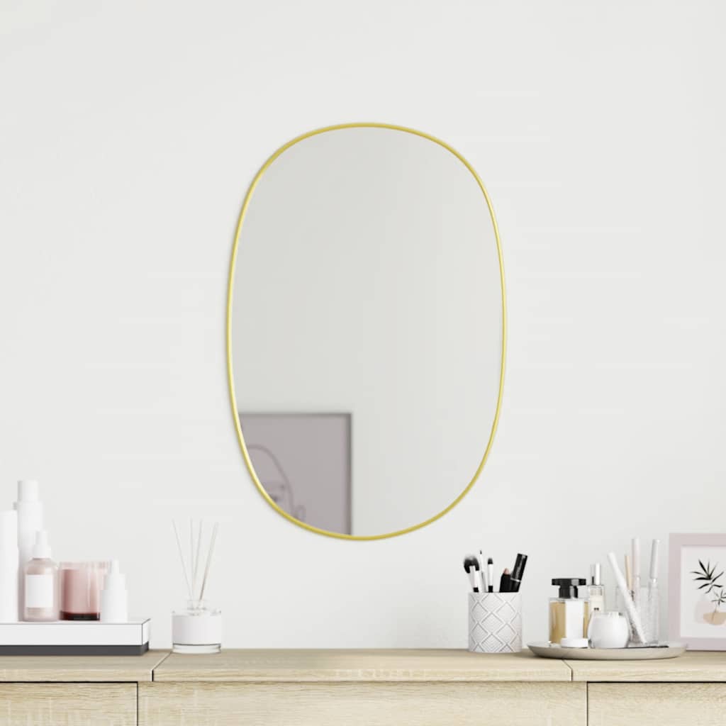 Wall Mirror Gold 50x35 cm