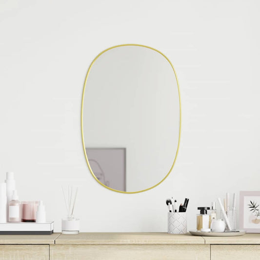 Wall Mirror Gold 50x35 cm