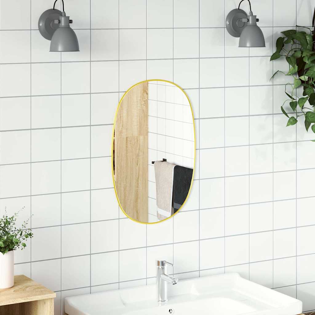 Wall Mirror Gold 60x40 cm
