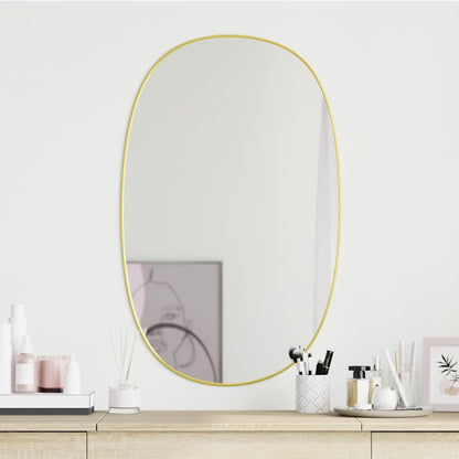 Wall Mirror Gold 70x45 cm
