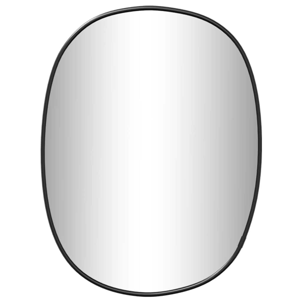 Wall Mirror Black 40x30 cm