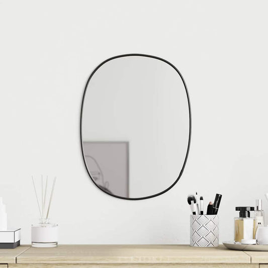 Wall Mirror Black 40x30 cm