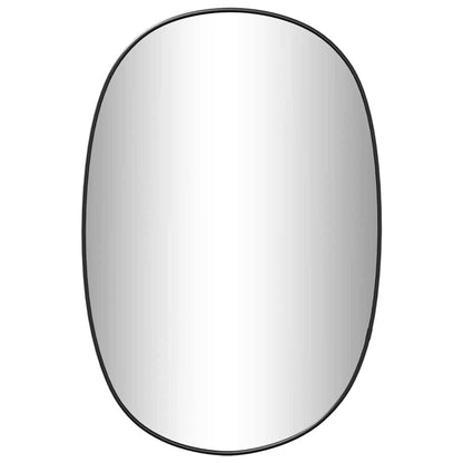 Wall Mirror Black 50x35 cm