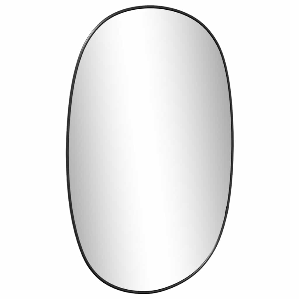 Wall Mirror Black 50x35 cm