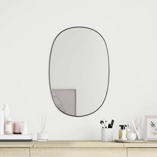 Wall Mirror Black 60x40 cm